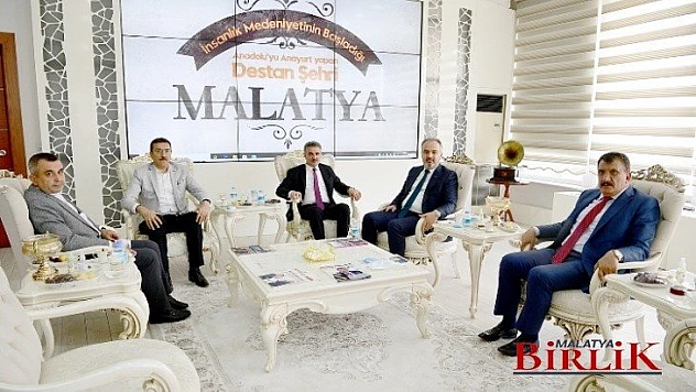 Bursa Büyükşehir Belediye Başkanı Aktaş, Başkan Gürkan'a Ziyaret