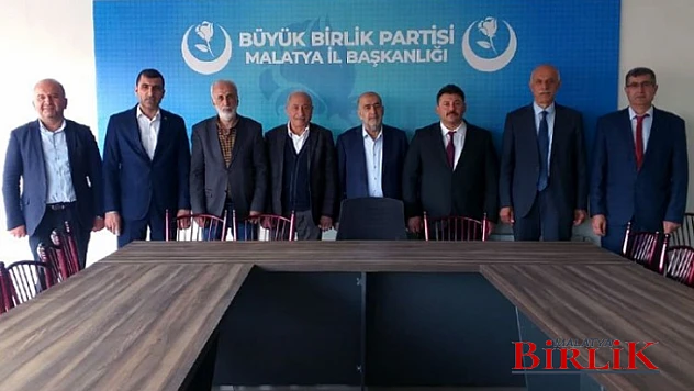 Büyük Birlik Partisi İl Başkanlığına Anlamlı Ziyaret