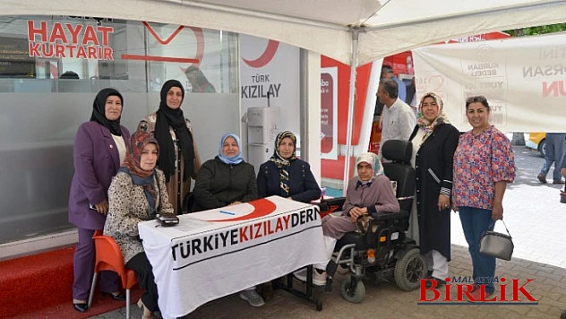 Büyük Birlik Partisi, Kızılay Malatya Şubesiyle Kan Bağışı Etkinliği