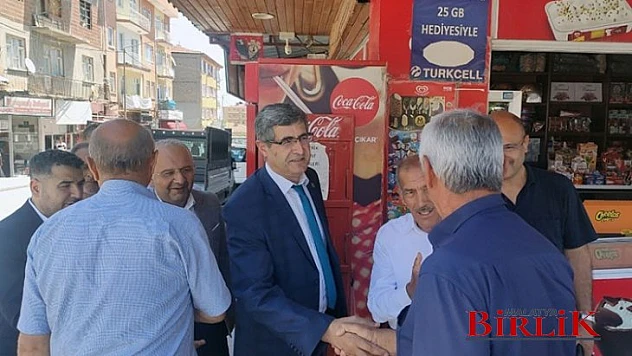 Büyük Birlik Partisinden Akçadağ'da Halk ve Esnaf Ziyaretleri