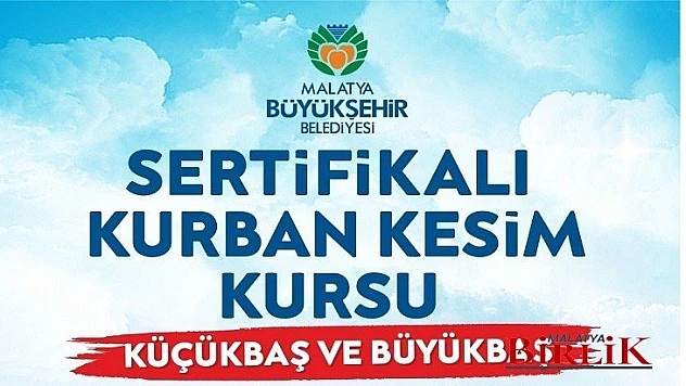 Büyükşehir Belediyesinden Kurban Kesim Kursu