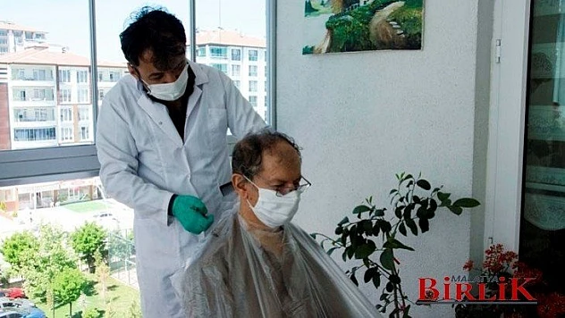 Büyükşehir'den Yaşlılara Berber Hizmeti