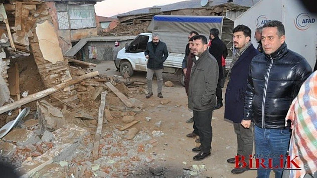 CHP Heyeti Malatya'da Zarar Gören Mahallelerde İncelemelerde Bulundu