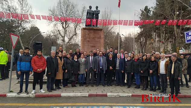 CHP Malatya İl Başkanlığı, Atatürk'ün Malatya'ya Gelişinin Yıl Dönümünü Kutladı