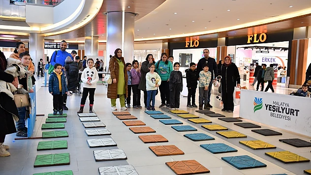 Çocuklar AVM'de Hem Eğleniyor Hem Spor Yapıyor