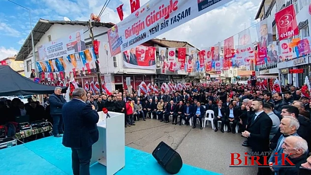 Cumhur ittifakı Hekimhan'da Seçim Bürosu Açılışında 'Kazanacağız' Mesajı Verdi