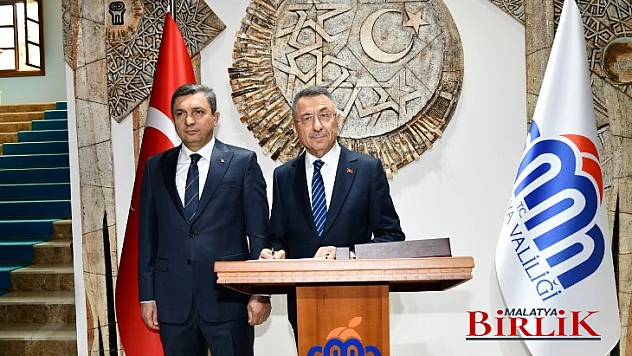 Cumhurbaşkanı Yardımcısı Fuat Oktay Malatya'da