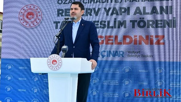 Cumhurbaşkanımıza Ve Bakanımıza Teşekkür Ediyoruz