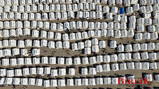 Deprem bölgesinde 70 bin 818 AFAD aile yaşam çadırının kurulumu tamamlandı