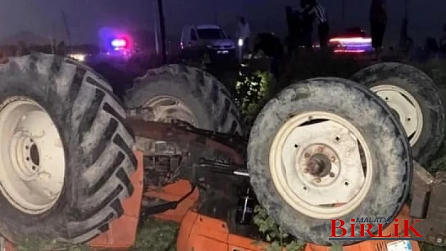 Devrilen Traktörün Altında Kalan Sürücü Öldü
