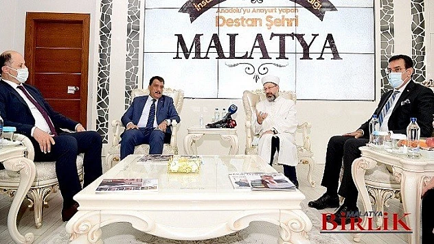 Diyanet İşleri Başkanı Ali Erbaş'tan Başkan Gürkan'a Ziyaret