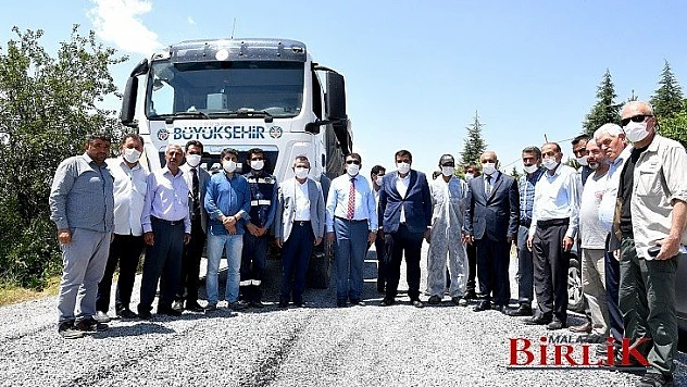 Doğanşehir Kapıdere Grup Yolu Yapılıyor