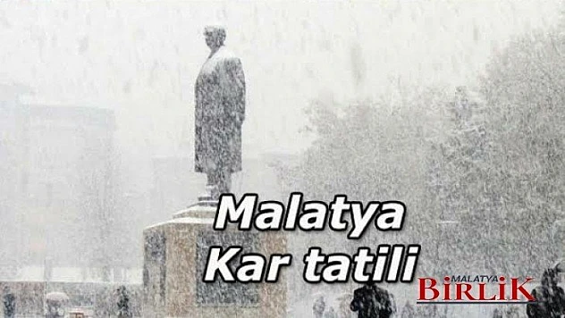 Eğitime Kar Tatili...