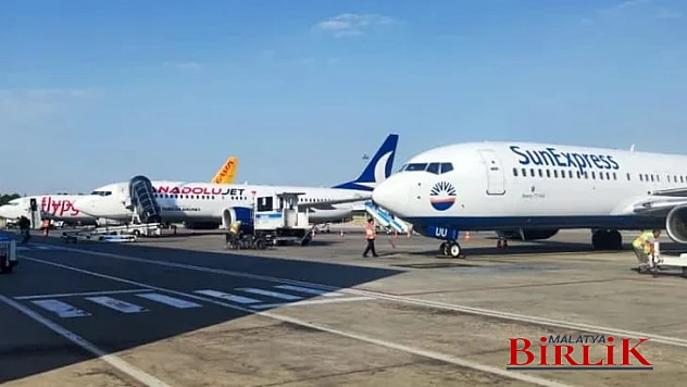 Ekim'de Malatya Havalimanı'ndan 59.374 Yolcuya Hizmet