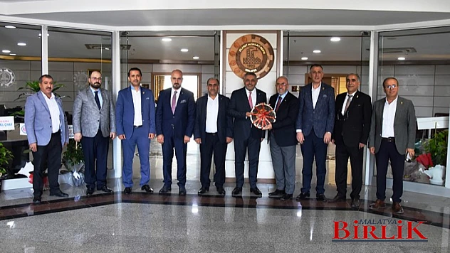 Elazığ TB'de Malatya TSO'ya Hayırlı Olsun Ziyareti