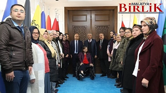 Engelli Bireylerden Başkan Güder'e Ziyaret