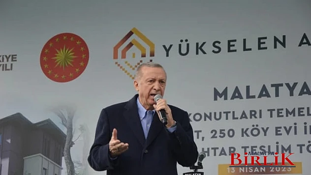 Erdoğan, Malatya'ya 21 yılda 79 Milyar TL'lik Kamu Yatırımı Yaptık