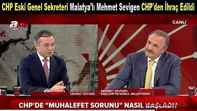 Eski Genel Sekreter Mehmet Sevigen CHP'den İhraç Edildi