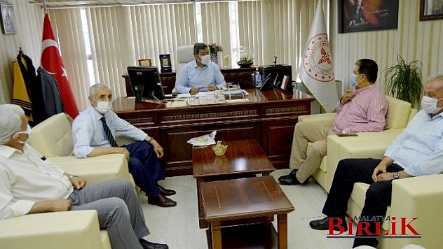 Esnaf Camiasından Sağlık Müdürüne  'Pandemi Teşekkürü' Ziyareti