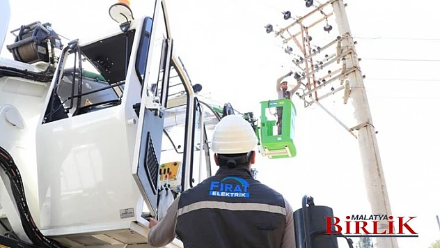Fırat EDAŞ Ekipleri Kesintisiz Enerji Hedefiyle 7/24 Sahalarda