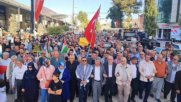 Gazze Halkına Destek, İsrail'e Tepki: Malatya'da Kararlılık Yürüyüşü