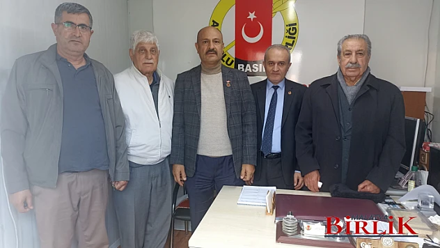 Genel Başkan Taşçı'dan Anadolu Basın Birliği Malatya Şubesi'ne Ziyaret