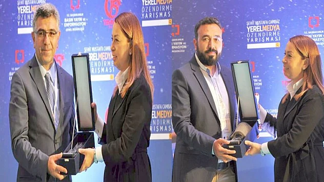 Burhan Karaduman ve Ferdi Durdu'ya Ödül