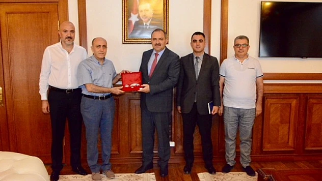 Vali Kaban, Malatya Tabip Odası Yeni Yönetimini Kabul Etti