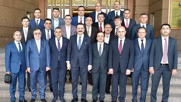 Malatya TSO Heyetinden Hisarcıklıoğlu'na Ziyaret