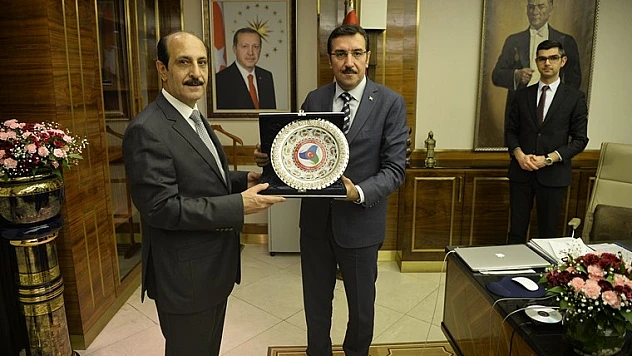 Bakan Tüfenkci, Ürdün Haşimi Krallığı Büyükelçisi Rifaie'yi Kabul Etti