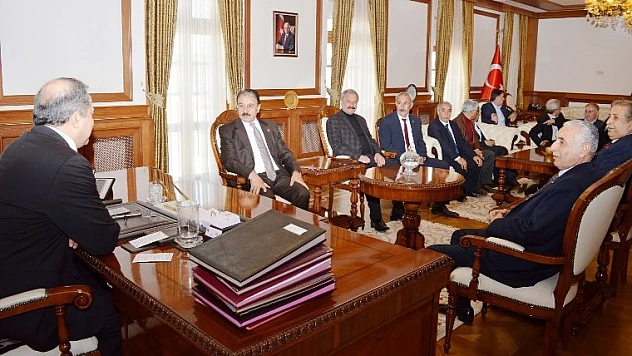 Esnaf Kuruluşlarında Vali Kaban'a Ziyaret