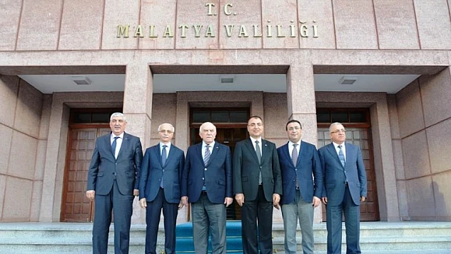 Eski Bakanlar Coşkun ve Aktan, Vali Toprak'ı Ziyaret Etti