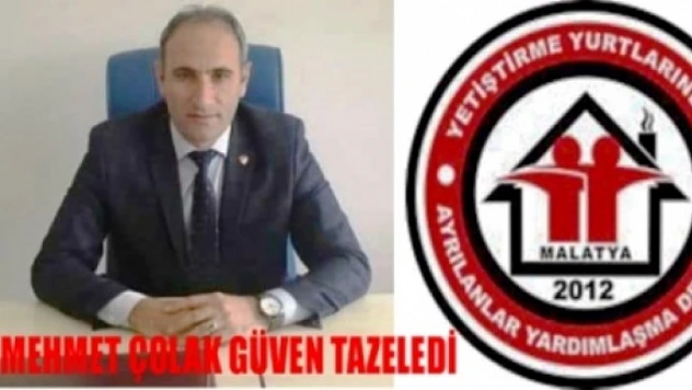 Mehmet Çolak Yeniden Güven Tazeledi