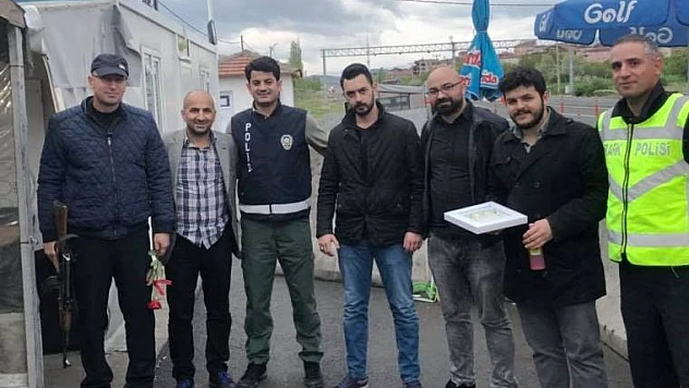 Başkan Yılan'dan Polis Noktalarına Ziyaret