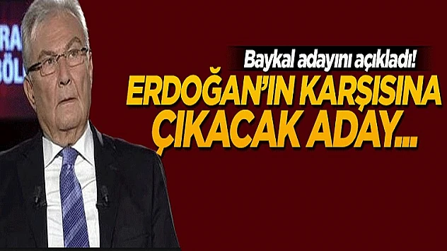 Baykal, Cumhurbaşkanı Adayını Açıkladı