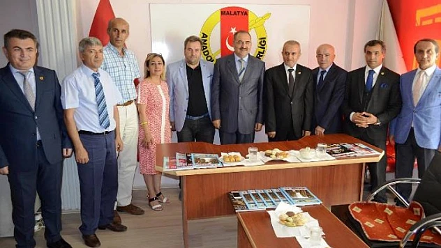 Vali Kaban'dan Anadolu Basın Birliği'ne Ziyaret