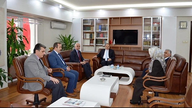 Vali Ali Kaban, İl Müftüsü Ümit Çimen'i Ziyaret Etti