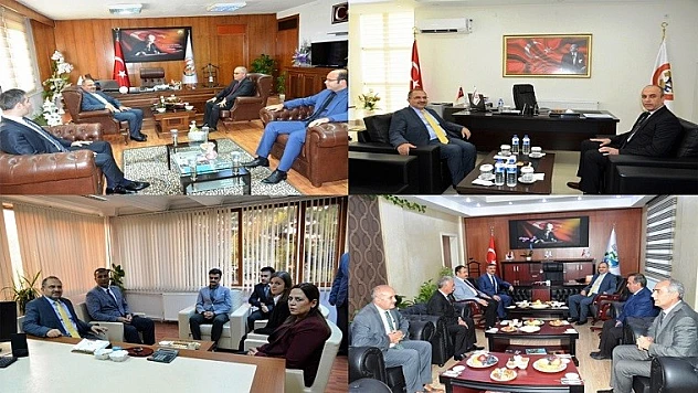 Vali Kaban, Bölge Müdürlerini Ziyaret Etti