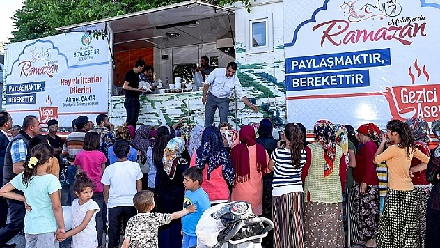 Büyükşehir Belediyesi Gezici Aşevi Hergün Bir Mahallede