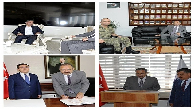 Vali Kaban, İade-İ Ziyaretlerde Bulundu