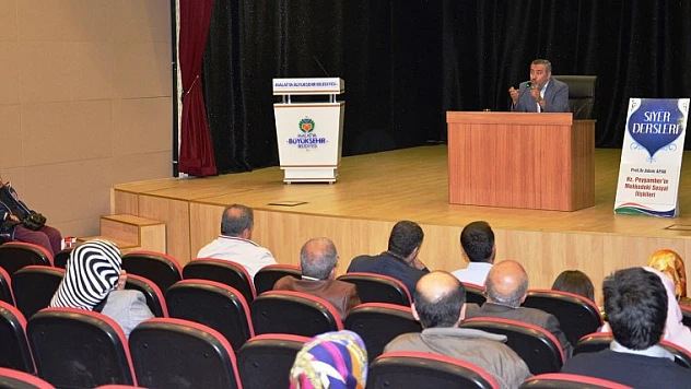 16. Siyer Dersi Yapıldı