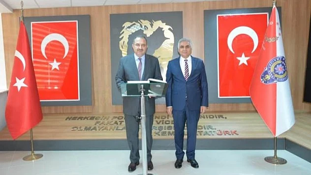 Vali Ali Kaban, İl Emniyet Müdürlüğünü Ziyaret Etti