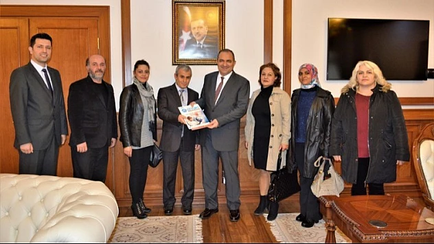 Atatürk Ortaokulu Aile Birliğinden Vali Kaban'a Ziyaret