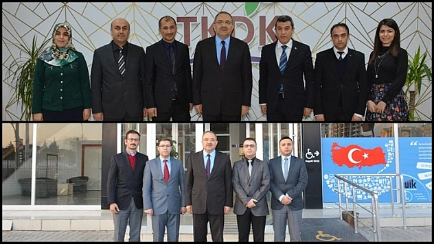 Vali Kaban, TKDK Ve TÜİK'i Ziyaret Etti