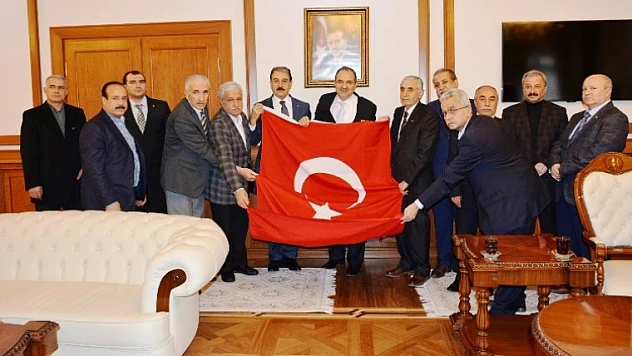 Esnaf Teşkilatlarından Vali Kaban'a Afrin Operasyonuna Destek Ziyareti