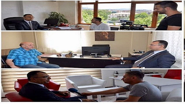 Vali Toprak, Bazı Basın Kuruluşlarını Ziyaret Etti