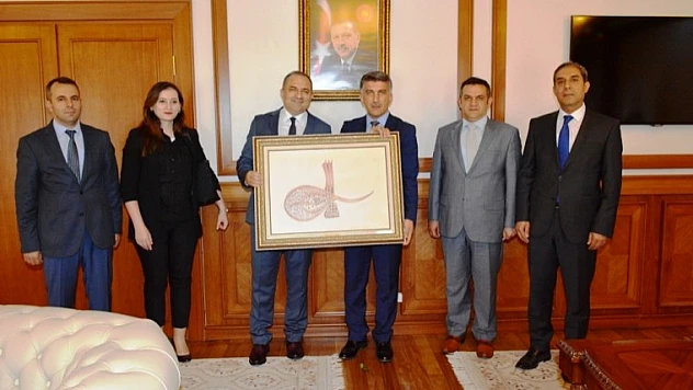 Tapu ve Kadastro Müdürlerinden Vali Kaban'a Ziyaret