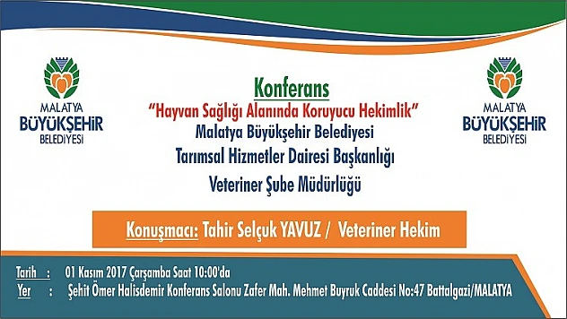 'Hayvan Sağlığı Alanında Koruyucu Hekimlik' Konferansı