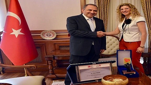 Fair Play Ödülü Alan Bingöl, Vali Ali Kaban'ı Ziyaret Etti