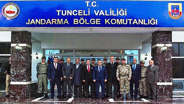 Vali Kaban'dan Tunceli Jandarma Bölge Komutanlığın'a Ziyaret